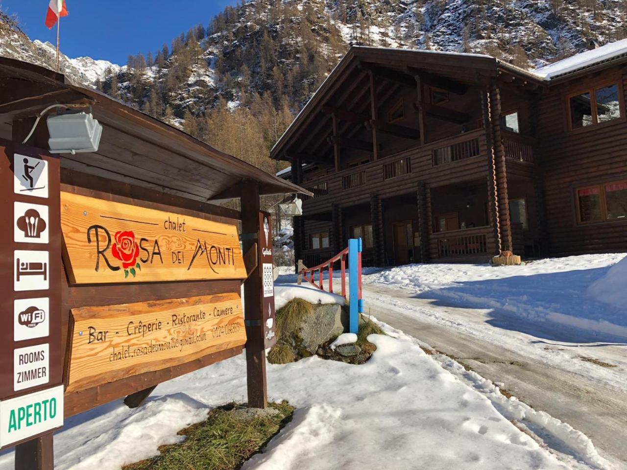 Chalet Rosa Dei Monti Hotel Valprato Soana Ngoại thất bức ảnh